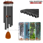 Wind Chimes Large Deep Tone Chapel Bells 6 Tubes Outdoor Garden Home Decor Gift