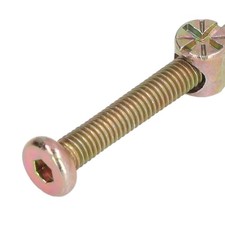 10 Sets Baby Bed Crib Screw M6 Galvanized Stainless Steel Hex Socket Head Cap