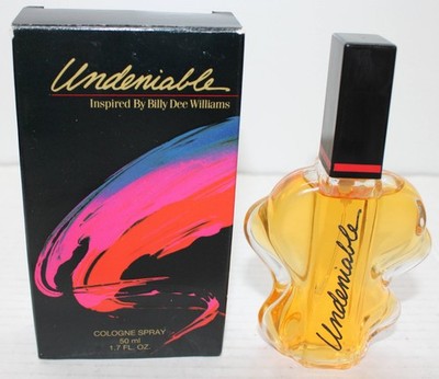 Undeniable by Billy Dee Williams Women's Cologne Spray 1.7 oz 1990 Avon w/ Box