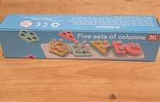 Wooden Educational Toys for Toddlers, Shape Color Learning Stacking Montessori