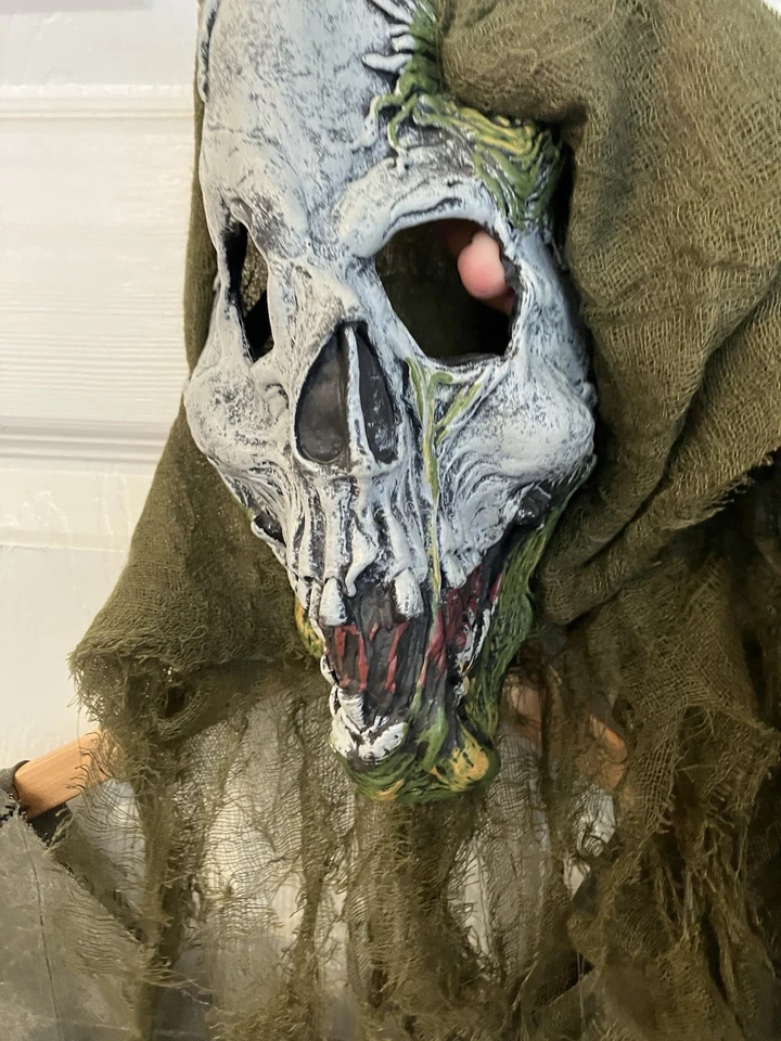 Disfraz Zombie Esqueleto Juvenil M (10-12 Máscara Camisa Pantalones Foto 3 de 4