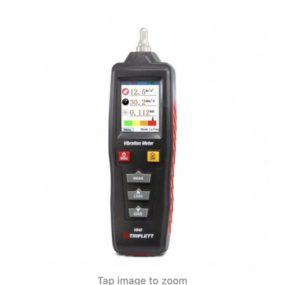 Triplett VB40 Handheld Vibration Meter TFT LCD 0.4% Auto Power Off 10Hz-4kHz
