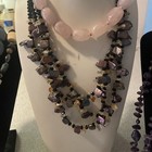 Lot Of 10 Beaded Quartz Gemstone Stone Etc Necklaces Some Sterling Silver — photo 2