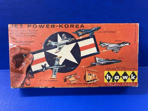 Vintage Hawk - Jet Power Korea - 5 early Jet Aircraft - Model Kit