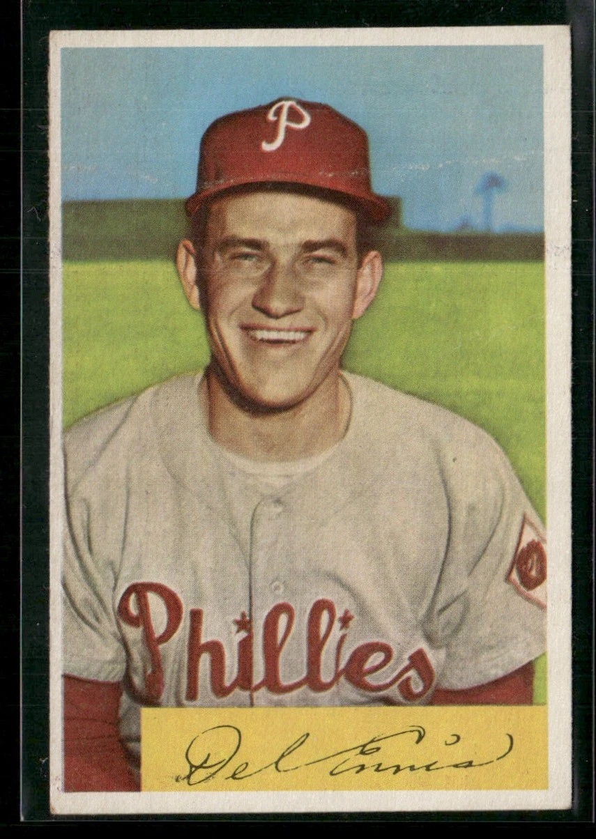 Del Ennis trading card