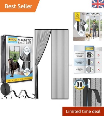 Magnetische Fliegengittertür - robuste, freihändige Insektenschutz, 97 x 210 cm