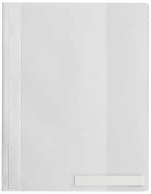 DURABLE Schnellhefter DIN A4 aus PVC weiß überbreit