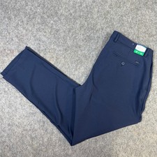 Greg Norman Mens Navy Blue Stretch Golf Pants 38x32 GNRJKR-P730NVY NWT