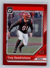 2024 Donruss Optic Trey Hendrickson Red #/125 #43