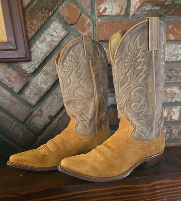 BOTTES DE DANSE RODÉO EN CUIR MARRON LUCCHESE EN