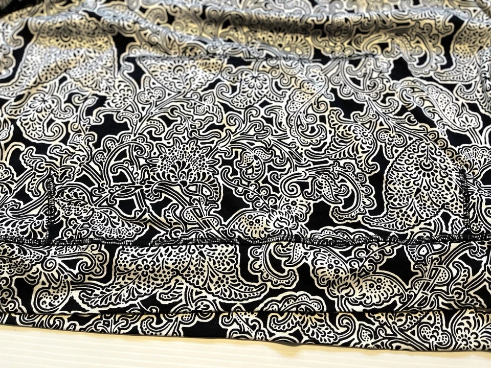 JONES NEW YORK Women’s Sweatshirt/Jacket Sz 3X Paisley Pockets Full Zip - Image 4 of 4