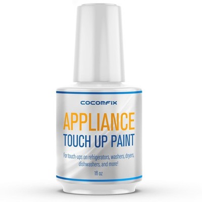 cocomfix White Appliance Touch Up Paint, 1 Fl Oz (Pack of 1), Gloss 