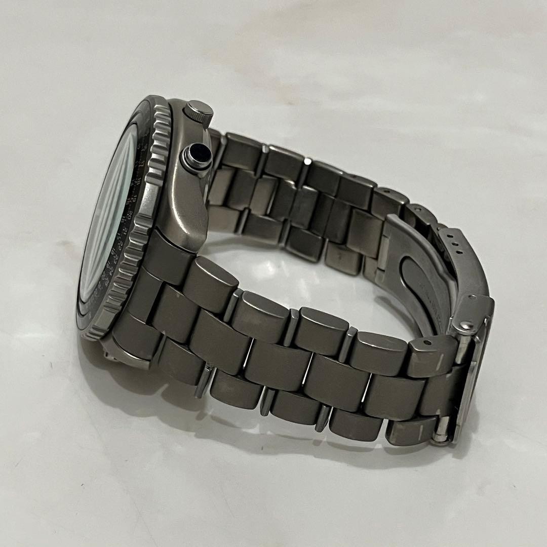 Used CITIZEN C420 Citizen Promaster Navihawk Titanium Ana-Digi image 6