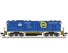 ATLAS 10003950 HO FEC GP-7 GOLD ESU LOKSOUND  DCC RD NO. 617