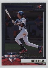 2019 Panini USA Baseball Stars & Stripes Longevity Justin Colon #56 0t2