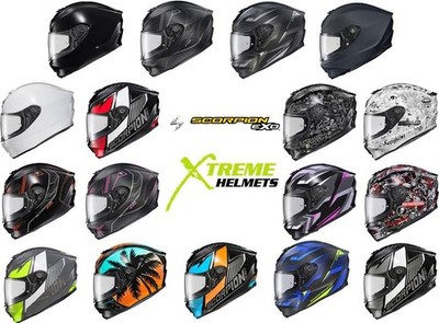 Scorpion EXO-R330 Helmet Full Face Moisture Wicking Pinlock Ready DOT ECE XS-3XL