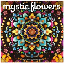 Mystic Flowers 2026 Wall Calendar – 12" x 12" | Mandalas for Mindfulness & Inspi
