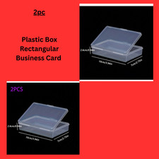 Plastic Box Rectangular Business Card Game Card Credit Card Storage Box