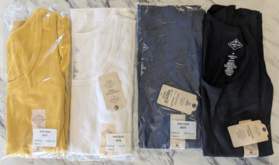 NWT St. John's Bay Lot of 4 Essential Tank Women's  100% Cotton Tank Tops