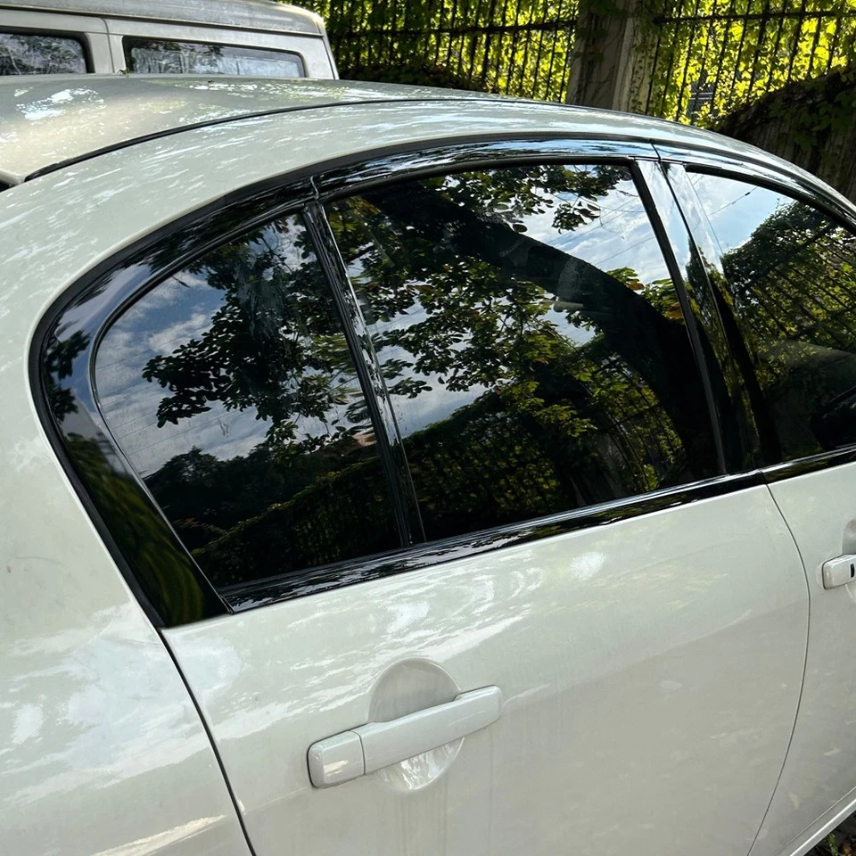 Glossy Black Chrome Delete Window Trims For Infiniti G Series G25 G35 G37 4 door Foto 3 de 4