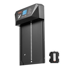 Aluminum Chicken Coop Door w/ LCD, 3 Smart Modes, Anti-Pinch, Dual Power