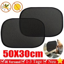 2x Sonnenschutz Auto Sonnenblende Universal Seitenscheiben Kinder UV Schutz