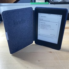 Amazon Kindle Paperwhite 7th Generation DP75SDI 4GB Wi-Fi E-Reader Case Bundle