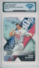 2020 Topps Chrome MARK MCGWIRE Decade of Dominance Die Cut 💎 DSG 10 Gem Mint