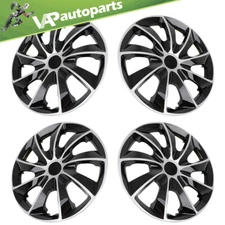 Set of 4 16" Wheel Covers 16 Inch Full Hub Caps For R16 Tires Rim Snap On