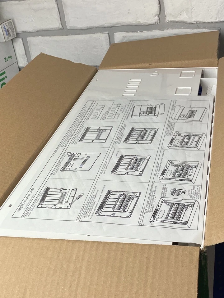 Unidad de consumo Easy9 EZ9R8R8DCU 8+8 vías 1x 100A Sw principal + 2x 80A RCCB Foto 3 de 4