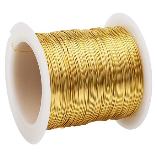 Kupferdraht Schmuck Auffädeln Draht Mehrfarbig Langlebig Vergoldet Basteln Wickeln - Bild 4 von 22