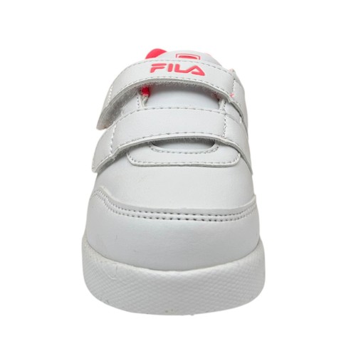 Fila Toddler Girls Slip-on Sneakers Size 8 White-Pink Lightweight Comfort Shoes - Picture 4 of 12