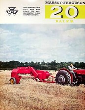 241111) Massey-Ferguson MF 20 - Ballenpresse - Prospekt 196?