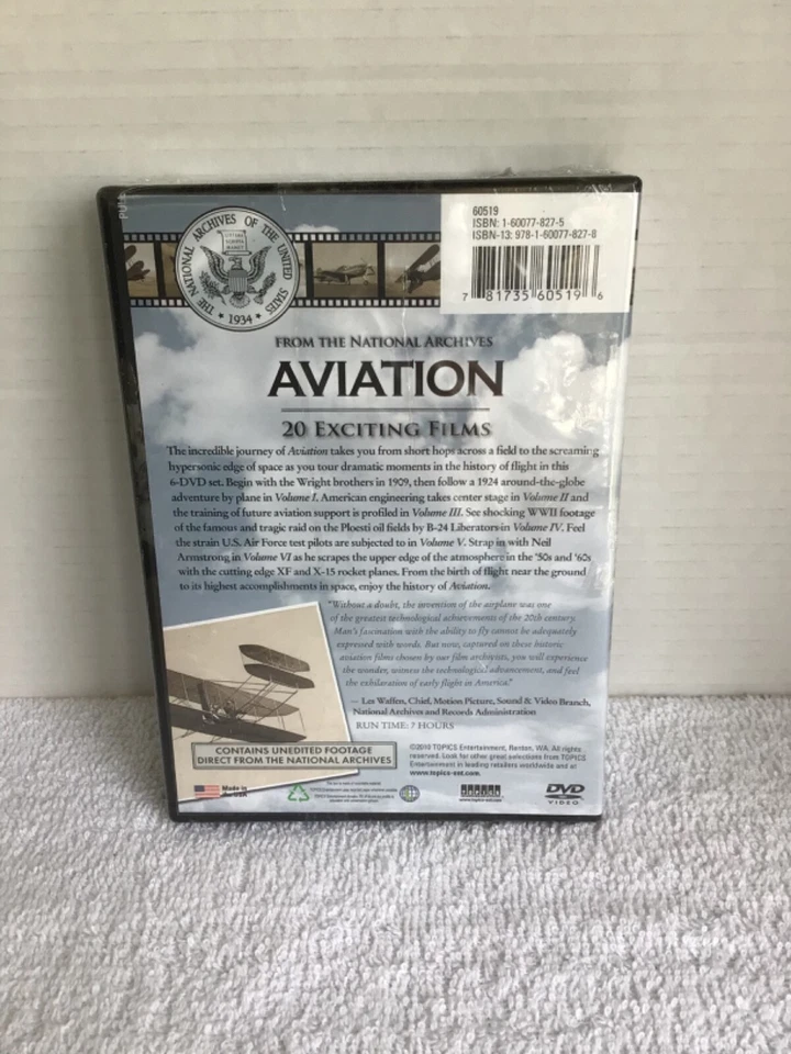 Aviation 20 Exciting Films From National Archives 6 DVDs - Image 2 of 4