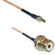 RG316 CRC9 Male to UHF Female BULKHEAD RF Cable Rapid-SHIP LOT