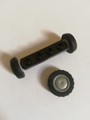 Lego 2926 92409 Konvolut 2 Reifen Räder Auto Teile Schüttgüter #29