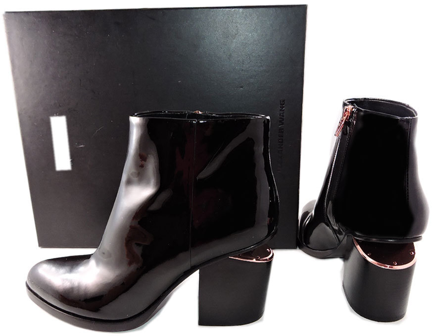 ✨値下げOK✨ALEXANDER WANG GABI Bootie SIZE36 Alexander Wang black leather Gabi cut-out booties | Vintage