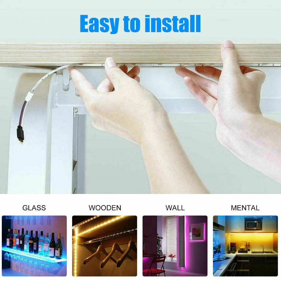 16FT Super Bright 5630 Waterproof 300 LED Strip Light Flexible 12V LED Tape Lamp - Image 3 of 4