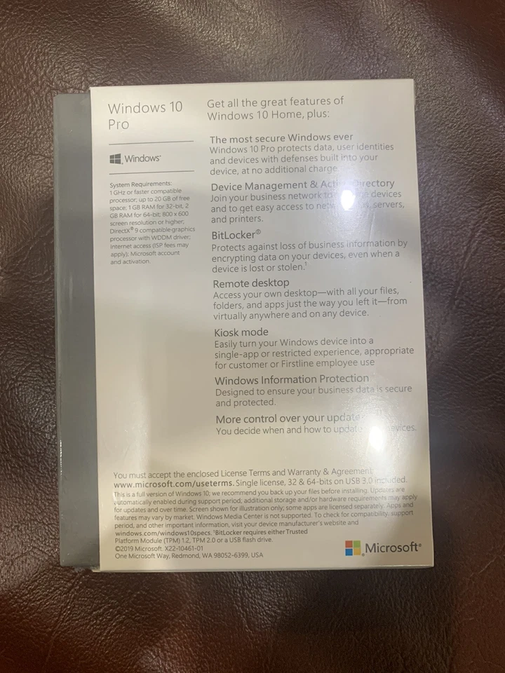 Microsoft Windows 10 Pro 32/64 Bit USB / Brand New / FREE SHIPPING - Image 2 of 4