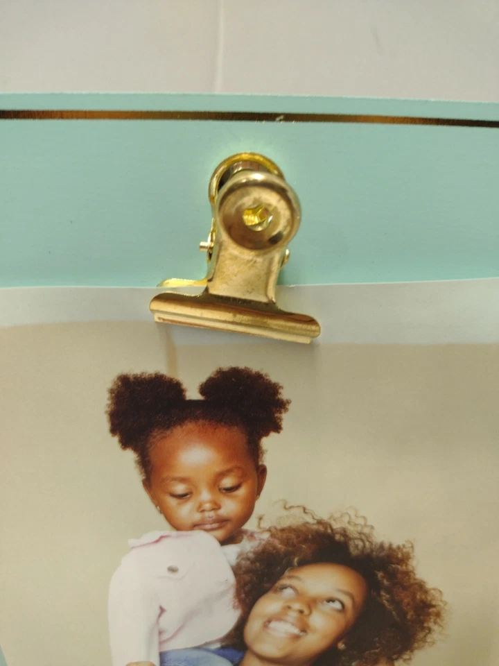 4" x 6"  "#1 Mom" Clip Single Image Wooden Photo Frame- Paper Riot Co. - Image 3 of 4