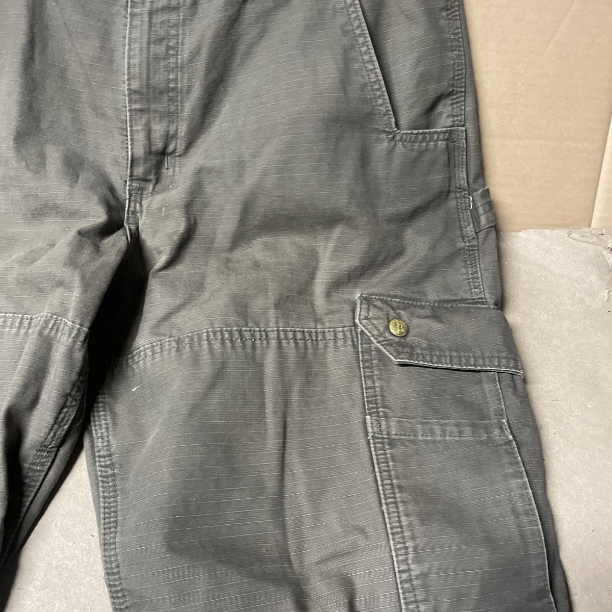 Carhartt Pants Men's 36x31 Ripstop Double Knee Work Utility Cargo