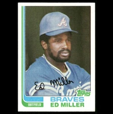 1982 Topps - Eddie Miller #451 Atlanta Braves⚾ Baseball Card