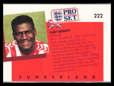 1990-91 Pro Set English League Gary Bennett #222 | eBay