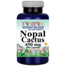 Nopal Cactus 450mg 180Caps Nopal opuntia