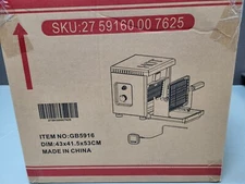 Single Burner Free Standing Liquid Propane 5000 BTU Gas Grill In-Door BBQ NEW