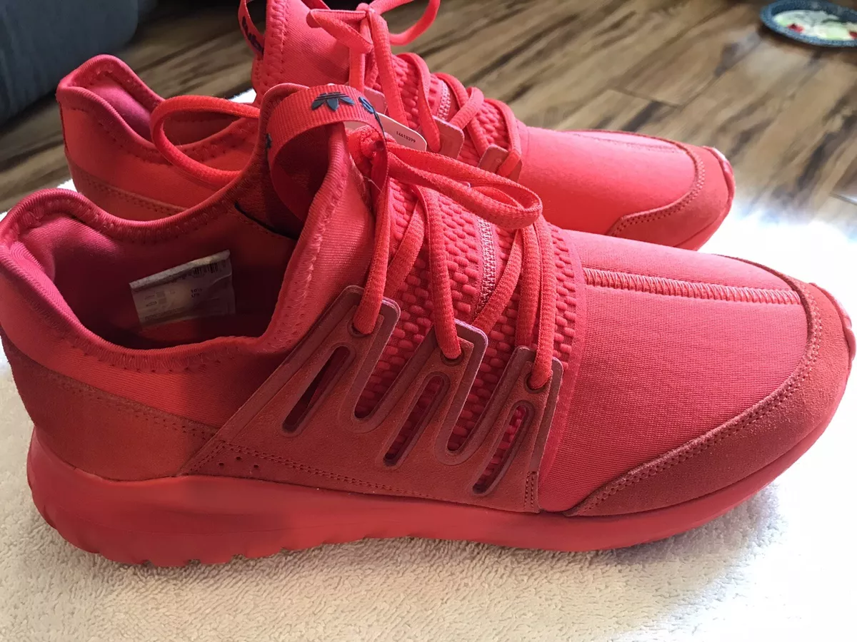 All red adidas tubular radial new arrivals