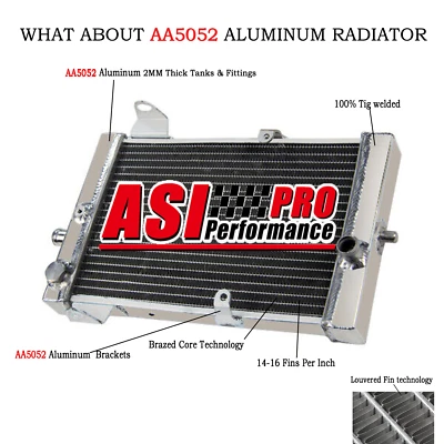 ASI PERFORMANCE Upgraded Aluminium Radiateur Pour KAWASAKI KFX700 KFX 700 03-2009 2008
