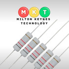 2W Carbon Film Resistors 5x Pack pcs 5% Tolerance All Values (1R-1K-1M) Ohm