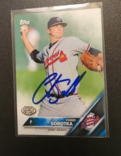Chad Sobotka Autograph Signed 2016 Topps Pro Debut Atlanta Braves