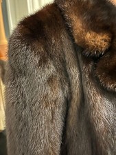 Pelliccia vera di castoro, Made in Italy, condizioni perfette, M (IT 44)